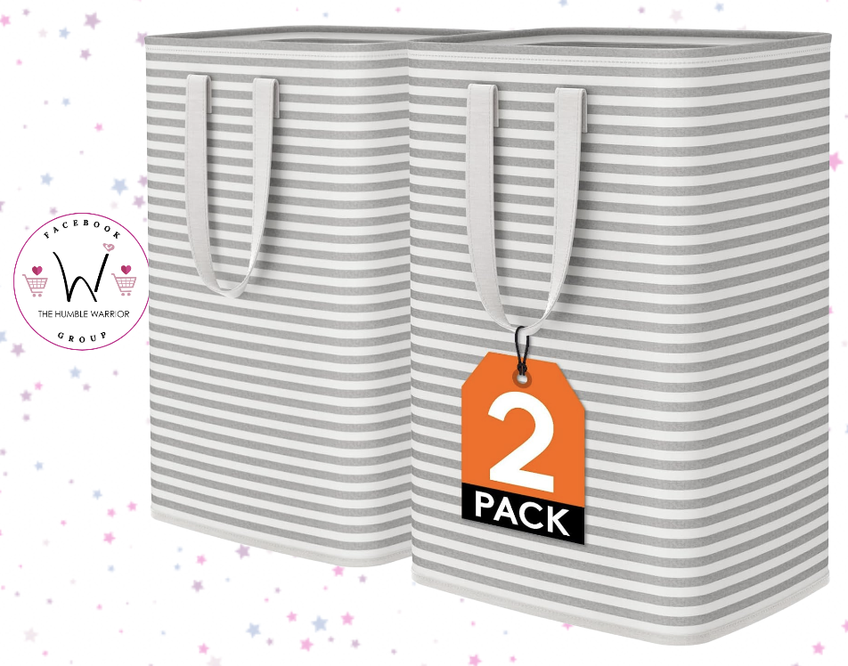 2 Pack of Collapsible Hampers!